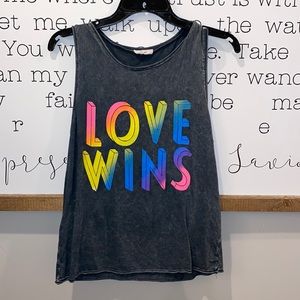 LOVE WINS tank